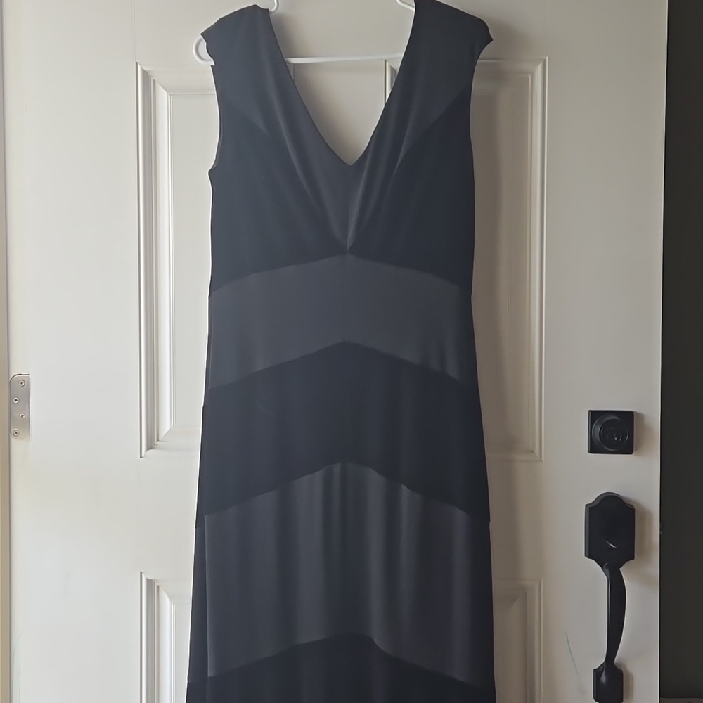 Lauren Ralph Lauren Velvey Chevron Maxi Dress